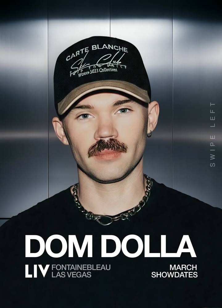 Dom Dolla monthly artist flyer